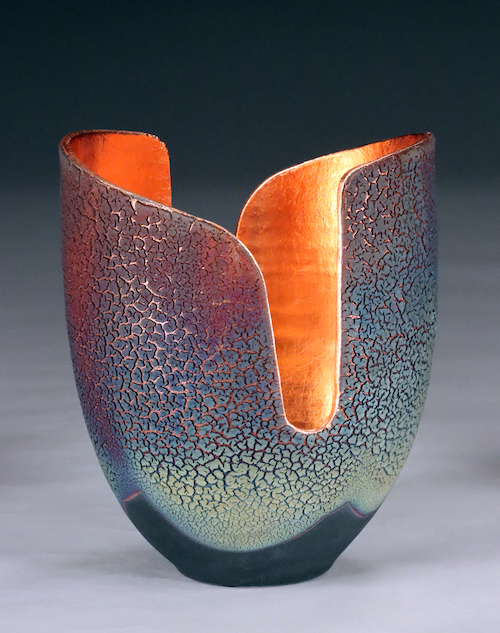 Click to view detail for WB-1482 Raku Glowpot $800